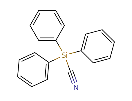 Molecular Structure of 18678-64-3 (triphenyl-silanecarbonitrile)