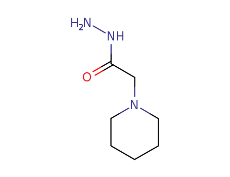 Molecular Structure of 7408-09-5 (2-(1-piperidinyl)acetohydrazide(SALTDATA: FREE))