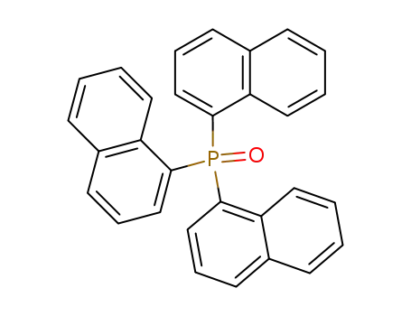 Molecular Structure of 28402-02-0 (Phosphine oxide, tri-1-naphthalenyl-)