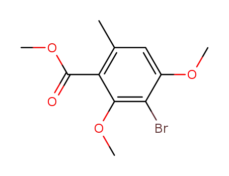 2,4-dimethoxy-3-bromo-6-methyl-benzoic acid methyl ester