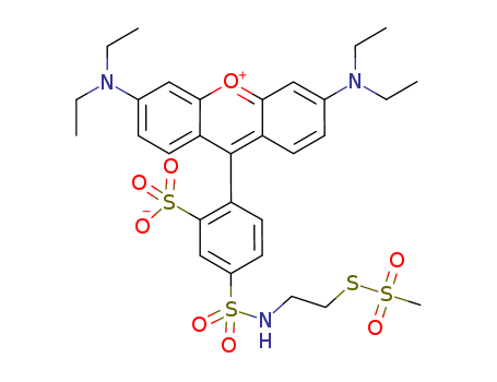2-[3-(diethylamino)-6-diethylazaniumylidenexanthen-9-yl]-5-(2-methylsulfonylsulfanylethylsulfamoyl)benzenesulfonate