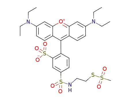 Molecular Structure of 386229-71-6 (SULFORHODAMINE METHANETHIOSULFONATE)