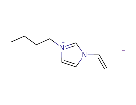 Molecular Structure of 45965-87-5 (1-vinyl-3-butyl-3H-imidazol-1-ium iodide)
