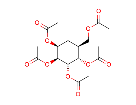(1S,2S,3S,4S,5S)-5-(acetoxymethyl)cyclohexane-1,2,3,4-tetrayl tetraacetate