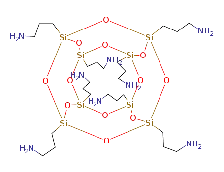 Molecular Structure of 150380-11-3 (OctaammoniumPOSS)