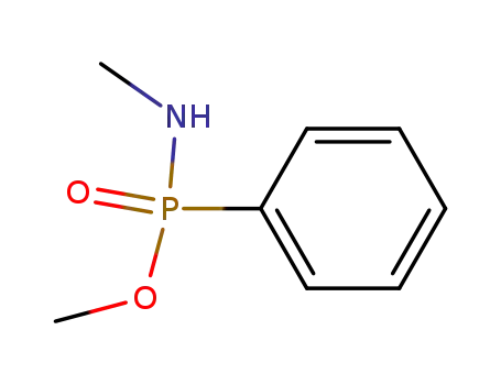 Molecular Structure of 65111-15-1 (Phosphonamidic acid, N-methyl-P-phenyl-, methyl ester)