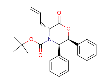 (3R,5R,6S)-4-tert-butoxycarbonyl-5,6-diphenyl-3-(1-prop-2-enyl)morpholin-2-one