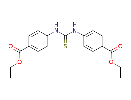 Molecular Structure of 1429-24-9 (ethyl 4-({[4-(ethoxycarbonyl)phenyl]carbamothioyl}amino)benzoate)