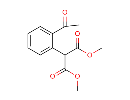 Molecular Structure of 1393678-77-7 (dimethyl 2-(2-acetylphenyl)malonate)
