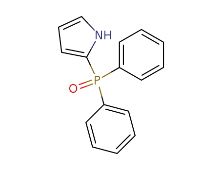 Molecular Structure of 62754-68-1 (1H-Pyrrole, 2-(diphenylphosphinyl)-)