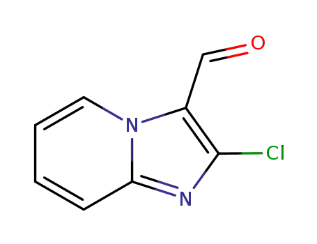 Molecular Structure of 131773-23-4 (2-CHLORO-IMIDAZO[1,2-A]PYRIDINE-3-CARBALDEHYDE)