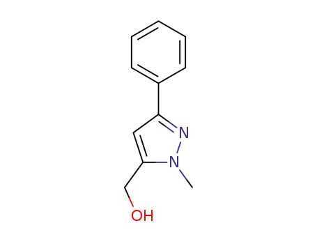 Molecular Structure of 864068-97-3 ((1-METHYL-3-PHENYL-1H-PYRAZOL-5-YL)METHANOL)