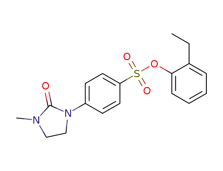 Molecular Structure of 1328952-01-7 (2-ethylphenyl 4-(3-methyl-2-oxoimidazolidin-1-yl)benzenesulfonate)