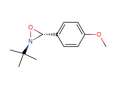 Molecular Structure of 82079-47-8 (2-TERT-BUTYL-3-(4-METHOXYPHENYL)-1,2-OXAZIRIDINE)