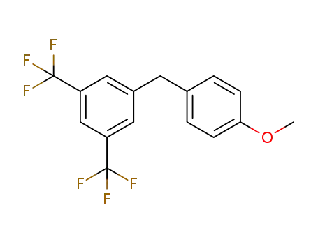 1-(4-methoxybenzyl)-3,5-bis(trifluoromethyl)benzene