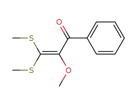 2-Propen-1-one, 2-methoxy-3,3-bis(methylthio)-1-phenyl-