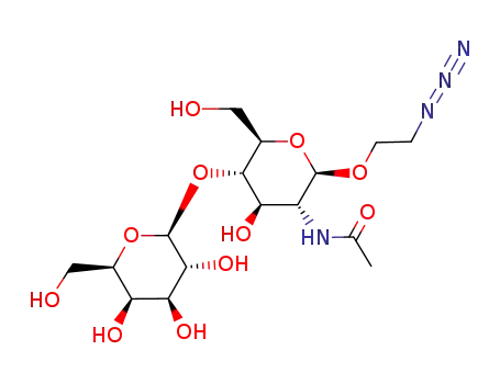 2-azidoethyl (β-D-galactopyranosyl)-(1->4)-O-2-acetamido-2-deoxy-β-D-glucopyranoside