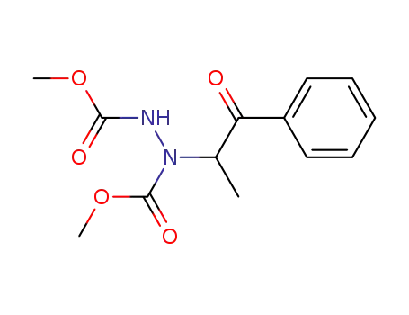 dimethyl 1-(1-oxo-1-phenylpropan-2-yl)hydrazine-1,2-dicarboxylate