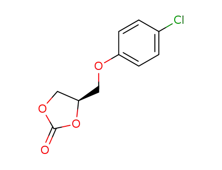Molecular Structure of 40492-32-8 (4-chlorophenoxymethyl-1,3-dioxolan-2-one)