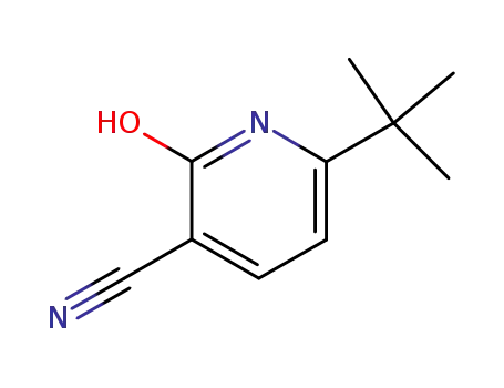 Molecular Structure of 4138-19-6 (6-tert-Butyl-2-oxo-1,2-dihydropyridine-3-carbonitrile)
