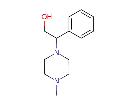 Molecular Structure of 91904-51-7 (2-(4-methylpiperazine-1-yl)-2-phenylethanol)