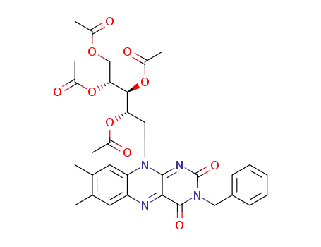 3-benzyl-2',3',4',5'-tetraacetylriboflavin