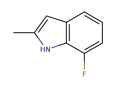 1H- 인돌, 7- 플루오로 -2- 메틸-(9CI)