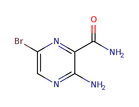 3-amino-6-bromopyrazine-2-carboxamide