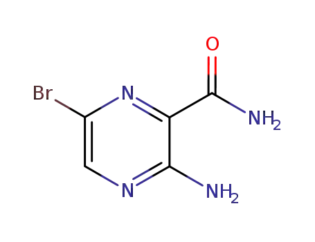 3-amino-6-bromopyrazine-2-carboxamide