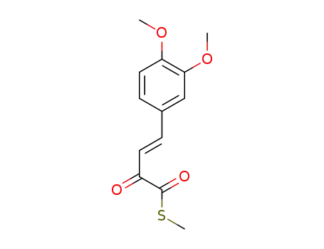 (E)-S-methyl 4-(3,4-dimethoxyphenyl)-2-oxobut-3-enethioate