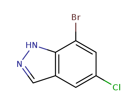1H-Indazole,7-bromo-5-chloro- cas  875305-86-5