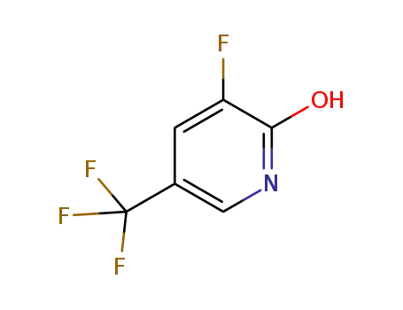 Molecular Structure of 1040683-15-5 (3-FLUORO-2-HYDROXY-5-(TRIFLUOROMETHYL)PYRIDINE)