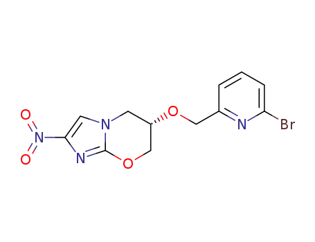 (6S)-6-[(6-bromo-2-pyridinyl)methoxy]-2-nitro-6,7-dihydro-5H-imidazo[2,1-b][1,3]oxazine