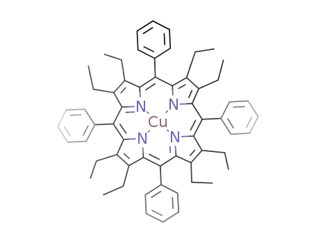 copper(II) complex of 2,3,7,8,12,13,17,18-octaethyl-5,10,15,20-tetraphenylporphyrin