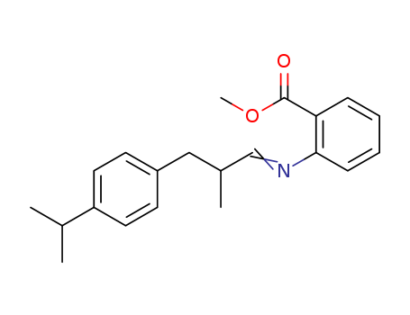 Benzoic acid,2-[[2-methyl-3-[4-(1-methylethyl)phenyl]propylidene]amino]-, methyl ester