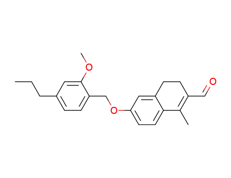 6-[(2-methoxy-4-propylbenzyl)oxy]-1-methyl-3,4-dihydro-2-naphthalenecarbaldehyde