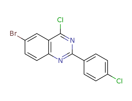 6-BROMO-4-CHLORO-2-(4-CHLORO-PHENYL)-QUINAZOLINE