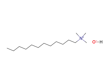 Molecular Structure of 14898-63-6 (1-Dodecanaminium, N,N,N-trimethyl-, hydroxide)