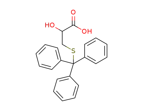 2-hydroxy-3-(triphenylmethyl)thiopropanoic acid