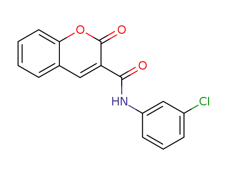 Molecular Structure of 1847-01-4 (N-(3-chlorophenyl)-2-oxo-2H-chromene-3-carboxamide)