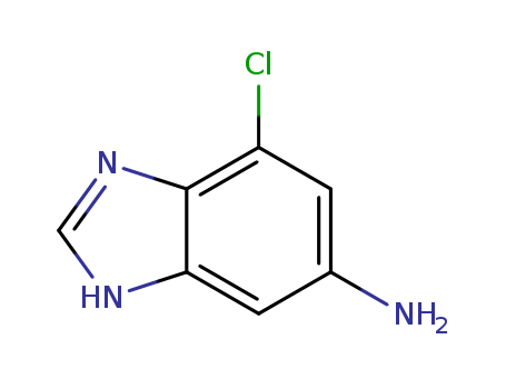 1H-Benzimidazol-5-amine,7-chloro-(9CI)