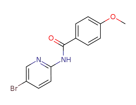 Molecular Structure of 86843-84-7 (N-(5-Bromo-pyridin-2-yl)-4-methoxy-benzamide)