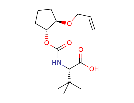 (S)-2-{[(((1R,2R)-2-(allyloxy)cyclopentyl)oxy)carbonyl]amino}-3,3-dimethylbutanoic acid