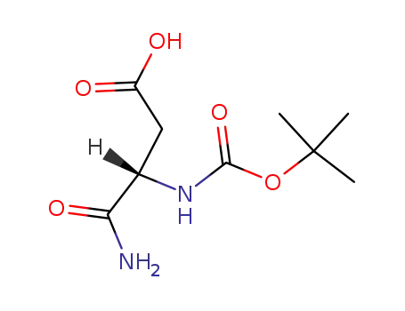 Molecular Structure of 74244-17-0 (BOC-ASP-NH2)