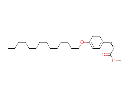 2-Propenoic acid, 3-[4-(tetradecyloxy)phenyl]-, methyl ester
