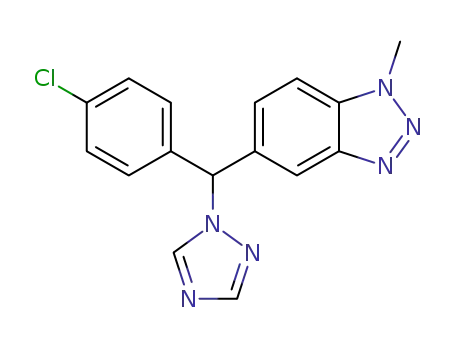5-((4-chlorophenyl)(1H-1,2,4-triazol-1-yl)methyl)-1-methyl-1H-benzo[d]triazole