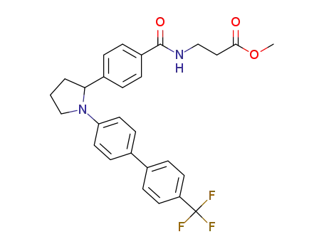 C<sub>28</sub>H<sub>27</sub>F<sub>3</sub>N<sub>2</sub>O<sub>3</sub>