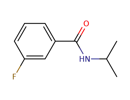 Molecular Structure of 459218-95-2 (3-Fluoro-N-isopropylbenzamide)