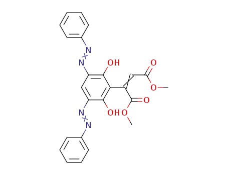 2-(2,6-dihydroxy-3,5-bis-phenylazophenyl)-but-2-ene dioic acid dimethyl ester