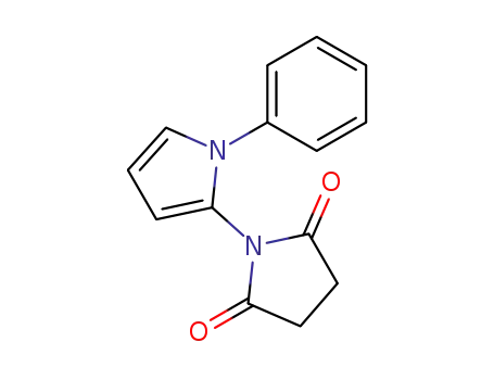 Molecular Structure of 122845-01-6 (N-(1-phenyl-1H-pyrrol-2-yl)succinimide)